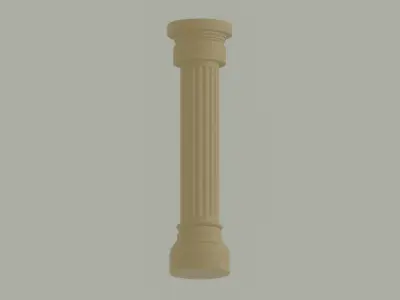 Roman Column 3D model buy