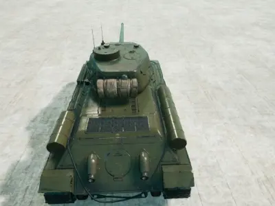 T34 TANK 3D model
