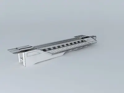 The RG-110 Prototype Rail Gun  Free 3D model