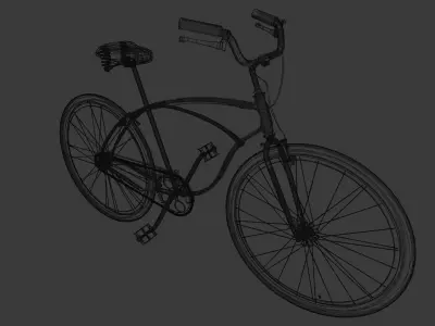 1970s Bicycle 3D model