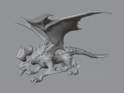Boss  Monster - Elong Dragon 3D model