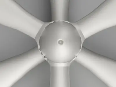 mechanical Fan 3 UAV drone propeller 3D model