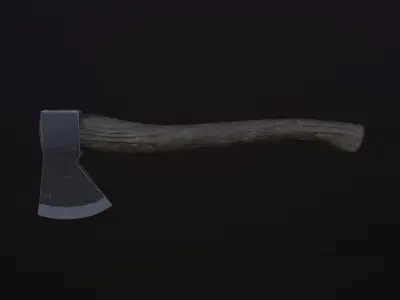Old Axe Game Ready Free low-poly 3D model