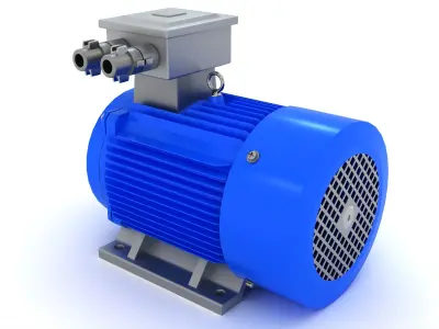 Electric Motor Generator 3D model