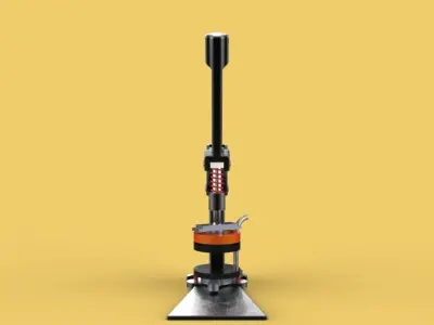 BUTTON BADGE PIN PUNCH PRESS  MAKER MACHINE TOOL 3D model