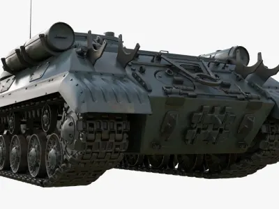 Tank IS 3M Mental Ray 3D model
