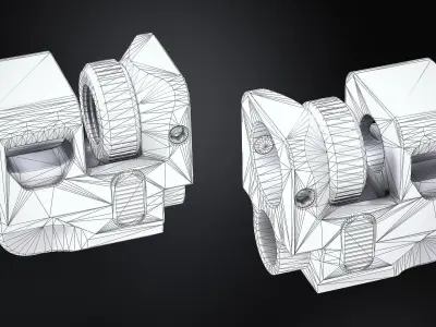 Killer innovations pistol compensator Low-poly 3D model