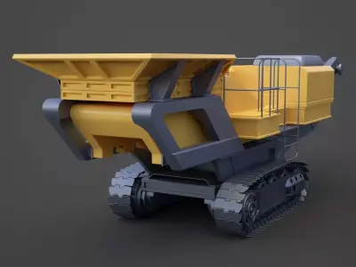 construction machinery 01 3D model