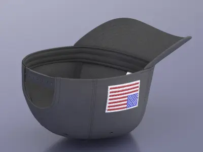 Trump 2028 Cap with Republican Elephant Pin 3D model
