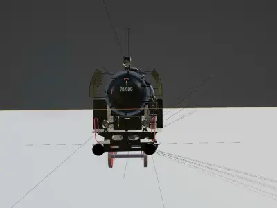 Train Engine  3D model