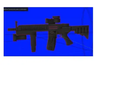 Military operation weapon 3D model