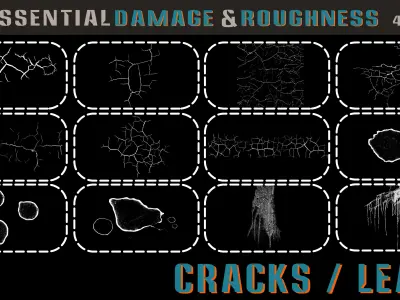 206 Essential Damage and Roughness Alpha-Vol2 Texture