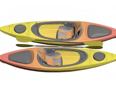 Kayak 3D model