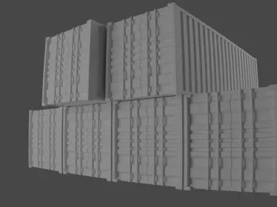 Cargo Container 3D model buy