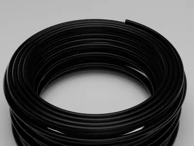 Cable Coil  Free low-poly 3D model