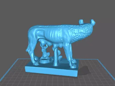 Romulus and Remus Scan 3D print model