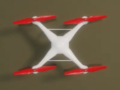 Drone Quadcopter 3D model