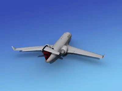 Canadair CRJ200 Delta Connection 3D model