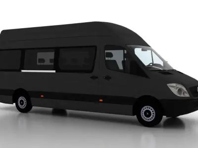 Mercedes Benz Sprinter L3H3 2009 Passenger EU 3D model