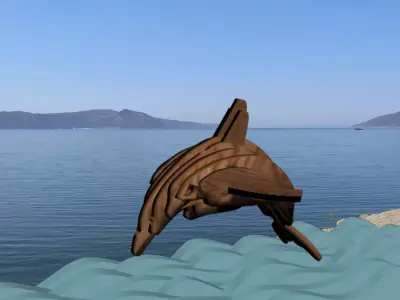 dolphin Free 3D model purchase