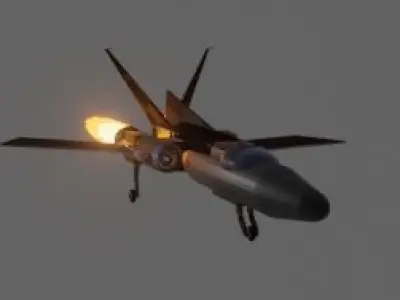 Basic Fighter-Jet Model 3D model