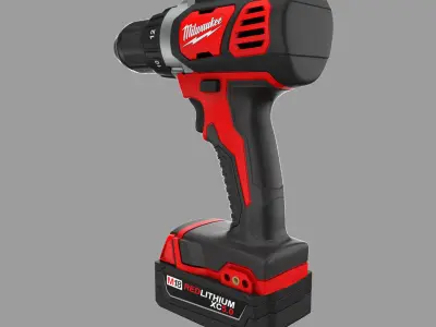 Milwaukee Drill 3D model