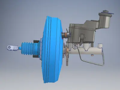 car master cylinder 3d model 3D model