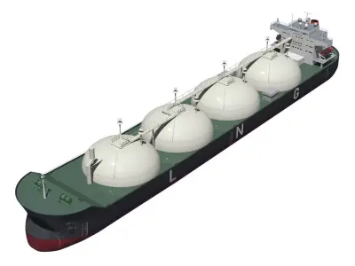 LNG carrier 3D model