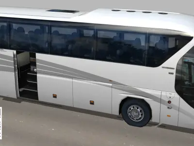 NEOPLAN tourliner L Extended Low-poly 3D model