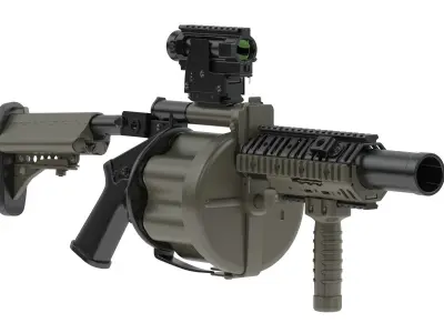 Milkor MGL 3D model