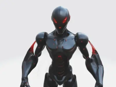 Killer robot 3D model