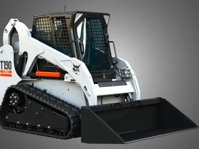 T190 Compact Track Loader - Bucket 3D model