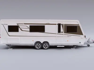 Eriba Nova S690 Hymer Low-poly 3D model