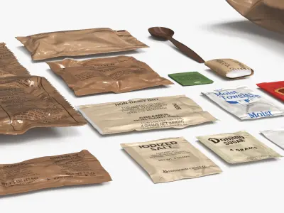  US Military MRE Ration Pack with Food 