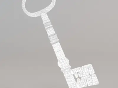 Key Old Vintage 3D model