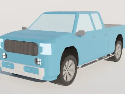 Low poly cars pack Free low-poly 3D model