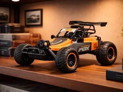 Realistic Offroad Racing Buggy Model 3D model