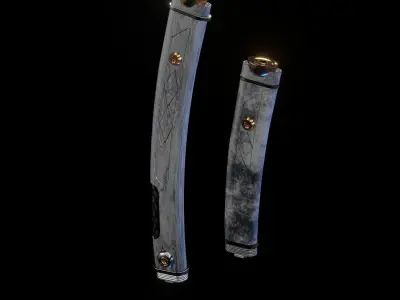Ahsoka Tano Lightsabers TV Series Free 3D print model