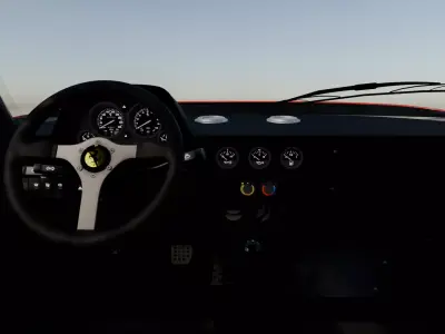 Ferrari F40 1987 High Detail Game Ready Cinematic Low-poly 3D model