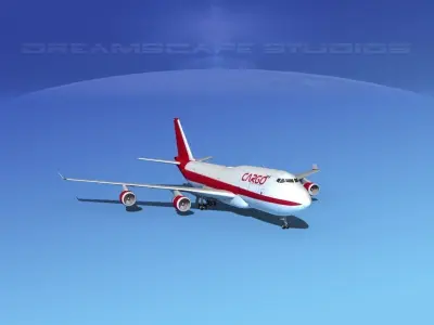 Boeing 747-400 Cargo 2 3D model