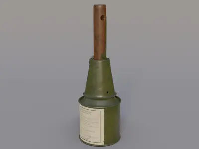 RPG 43 Soviet Grenade Low-poly 3D model