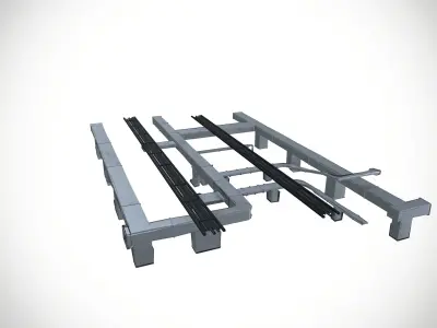 AC Duct Low-poly 3D model purchase