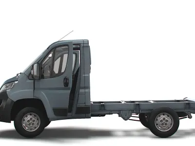 Peugeot Boxer Chassis HQInterior SCab 3000WB 2023 3D model