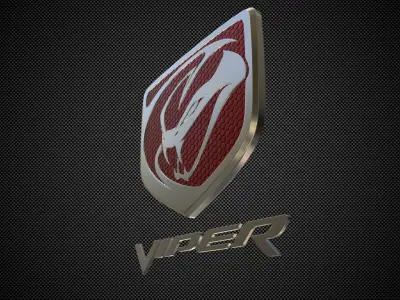 viper logo 3D model