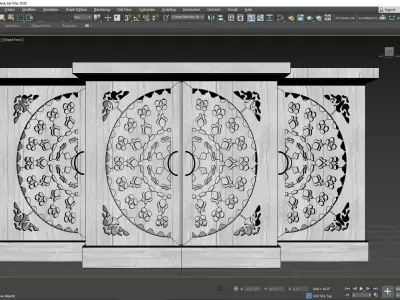 Antique Cupboard- Sri Lanka 3D model