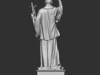 Vincent de Paul 3D print model purchase