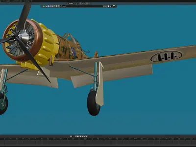 Macchi C-200 Free 3D model