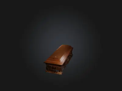 Coffin Low-poly 3D model