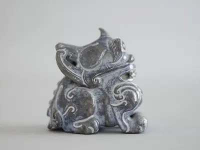 3D Jade Horned Mythical Creatures 3D print model