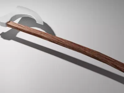 war axe Free low-poly 3D model purchase